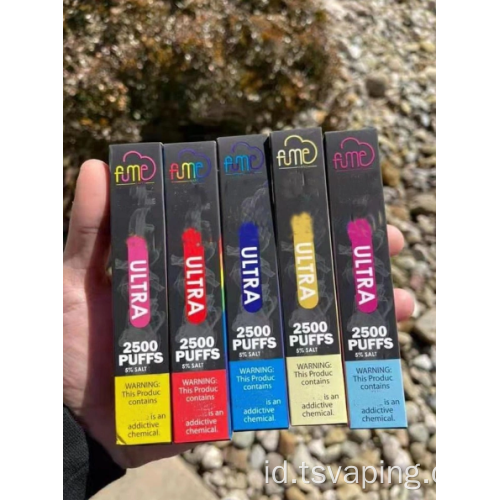 Asap ultra vape pena pod grosir 2500puffs